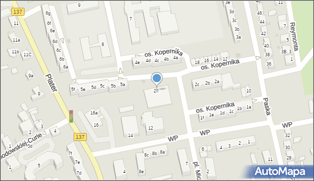 Sulęcin, Osiedle Kopernika Mikołaja, 2/I, mapa Sulęcin