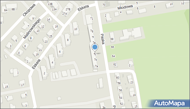 Sulęcin, Osiedle Kopernika Mikołaja, 7c, mapa Sulęcin