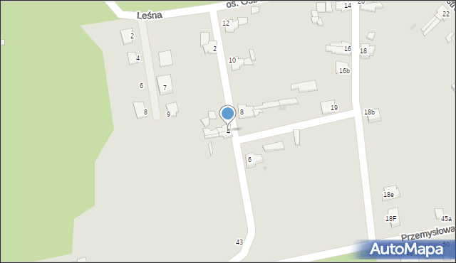Sulęcin, Osiedle Ostrówek, 4, mapa Sulęcin