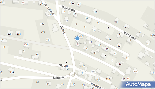 Suszec, Osiedle Ryszarda Kulika, ks., 1, mapa Suszec