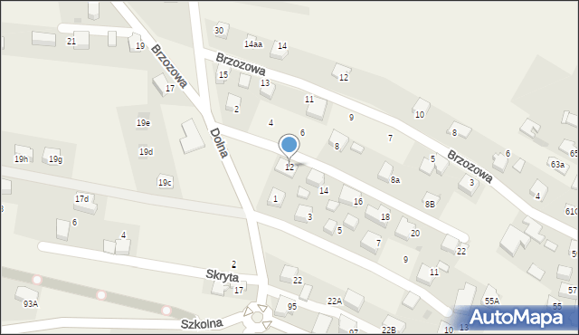 Suszec, Osiedle Ryszarda Kulika, ks., 12, mapa Suszec