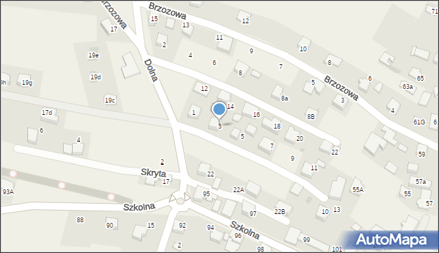 Suszec, Osiedle Ryszarda Kulika, ks., 3, mapa Suszec