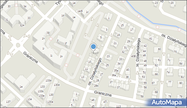 Swarzędz, Osiedle Działyńskiego Tytusa, 8, mapa Swarzędz