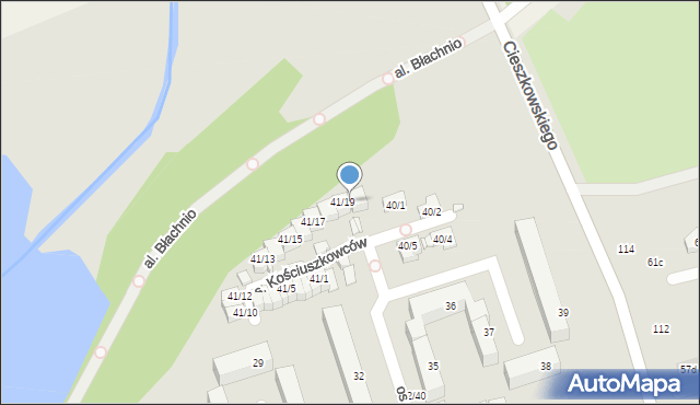 Swarzędz, Osiedle Kościuszkowców, 41/20, mapa Swarzędz
