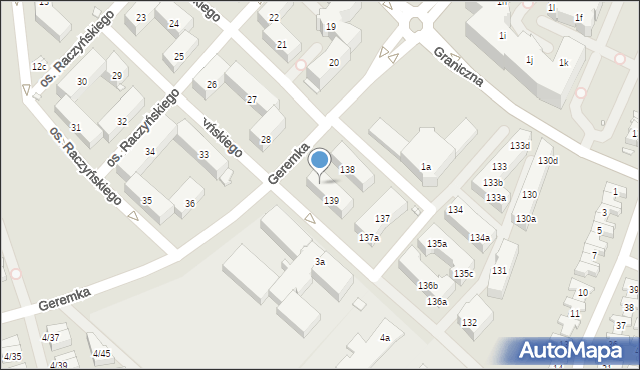 Swarzędz, Osiedle Mielżyńskiego Macieja, 139b, mapa Swarzędz