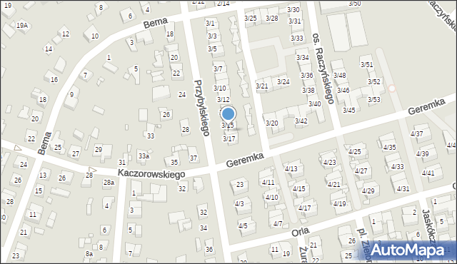 Swarzędz, Osiedle Raczyńskiego Edwarda, 3/16, mapa Swarzędz