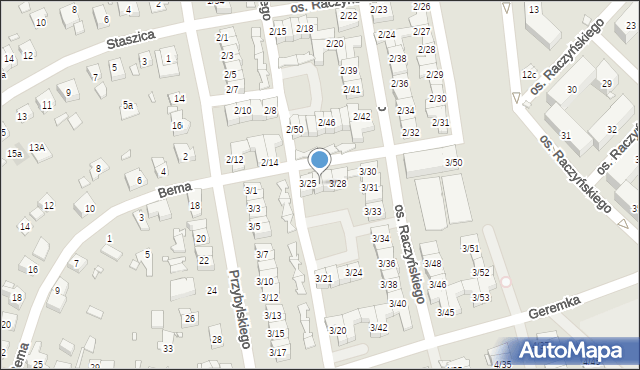 Swarzędz, Osiedle Raczyńskiego Edwarda, 3/26, mapa Swarzędz