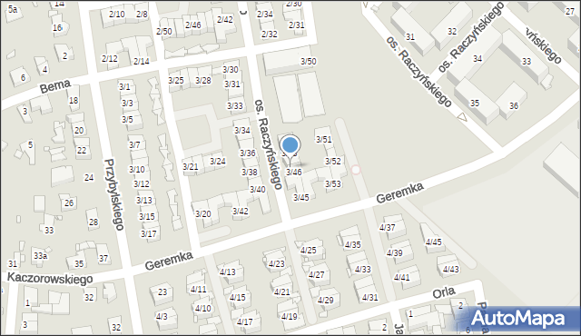Swarzędz, Osiedle Raczyńskiego Edwarda, 3/47, mapa Swarzędz