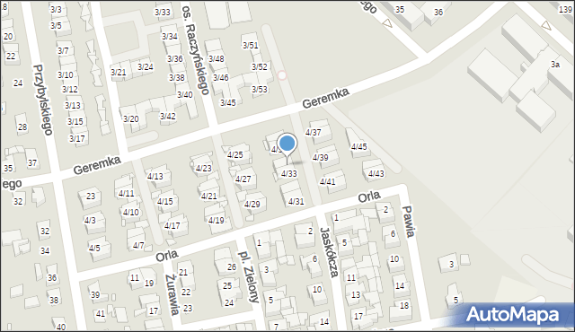 Swarzędz, Osiedle Raczyńskiego Edwarda, 4/34, mapa Swarzędz