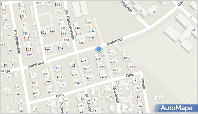 Swarzędz, Osiedle Raczyńskiego Edwarda, 4/36, mapa Swarzędz