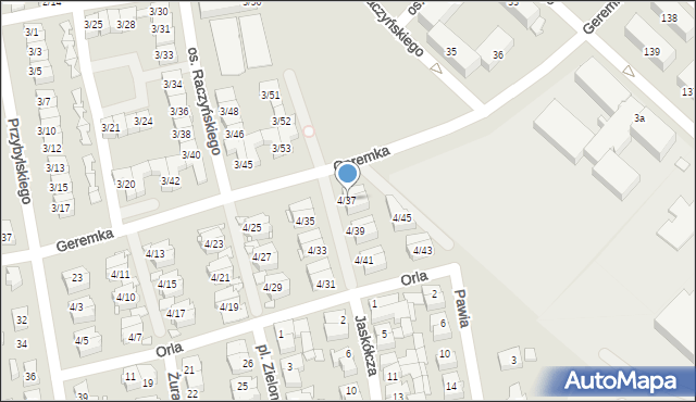 Swarzędz, Osiedle Raczyńskiego Edwarda, 4/37, mapa Swarzędz