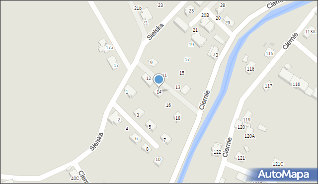 Świebodzice, Osiedle Białe Górki, 14, mapa Świebodzice