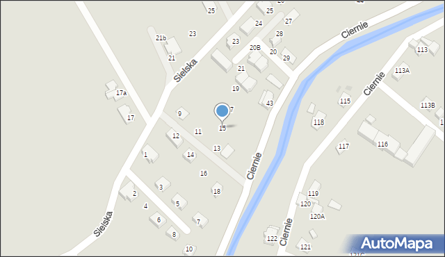 Świebodzice, Osiedle Białe Górki, 15, mapa Świebodzice