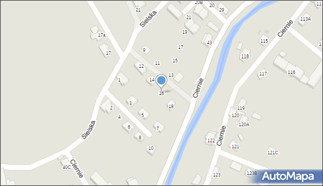 Świebodzice, Osiedle Białe Górki, 16, mapa Świebodzice