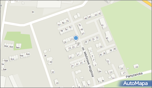 Świebodzin, Osiedle Wichrowe Wzgórze, 28, mapa Świebodzin
