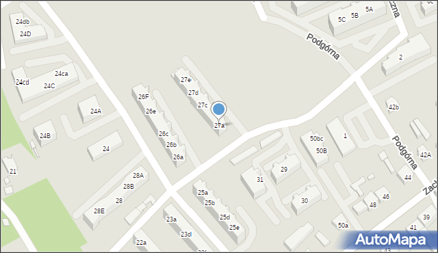 Świebodzin, Osiedle Widok, 27a, mapa Świebodzin
