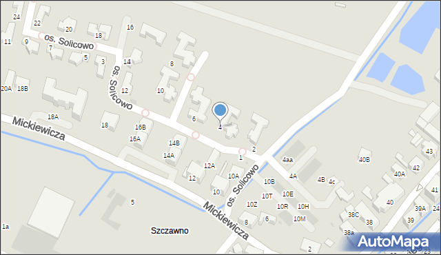 Szczawno-Zdrój, Osiedle Solicowo, 4, mapa Szczawno-Zdrój