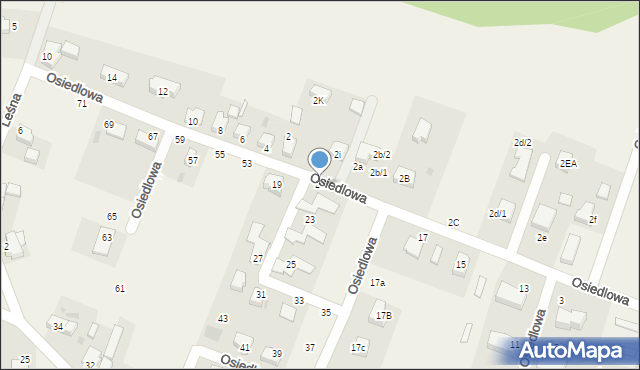 Szczepanów, Osiedlowa, 21, mapa Szczepanów