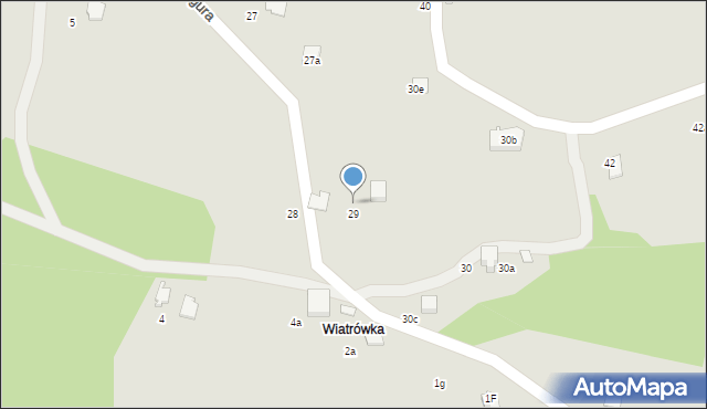 Szczyrk, Osiedle Podmagura, 29a, mapa Szczyrk