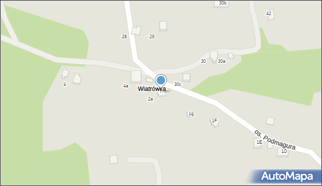 Szczyrk, Osiedle Podmagura, 2a, mapa Szczyrk