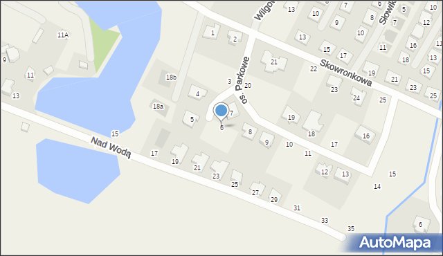 Szczytniki, Osiedle Parkowe, 6, mapa Szczytniki