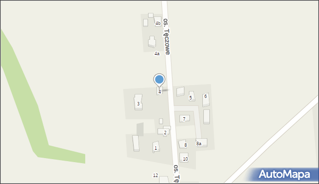 Szczytniki Duchowne, Osiedle Tęczowe, 4, mapa Szczytniki Duchowne