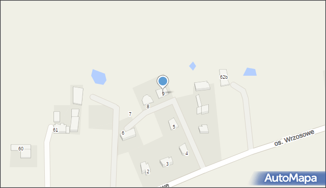 Szczytniki Duchowne, Osiedle Wrzosowe, 9, mapa Szczytniki Duchowne