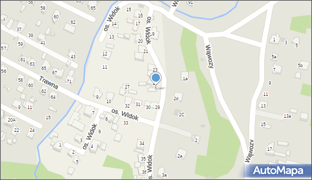 Szewna, Osiedle Widok, 26, mapa Szewna