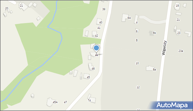 Szewna, Osiedle Widok, 44, mapa Szewna