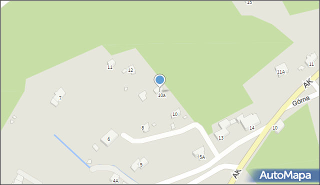 Szklarska Poręba, Osiedle Podgórze, 10b, mapa Szklarska Poręba