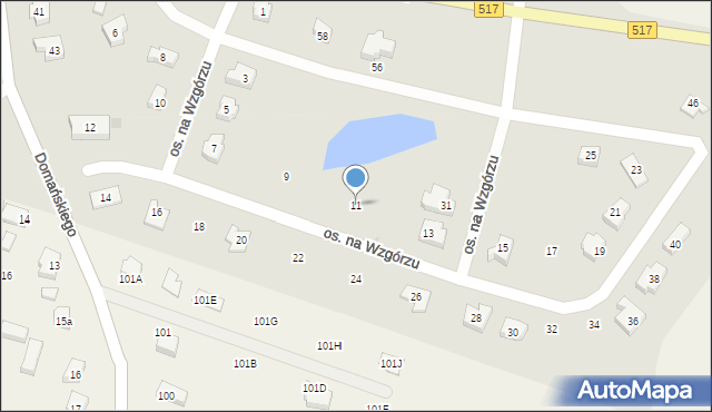 Sztum, Osiedle na Wzgórzu, 11, mapa Sztum