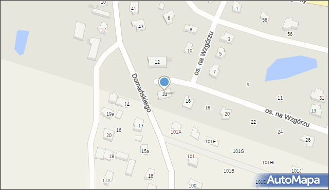 Sztum, Osiedle na Wzgórzu, 14, mapa Sztum