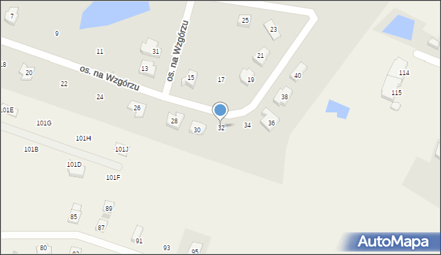 Sztum, Osiedle na Wzgórzu, 32, mapa Sztum