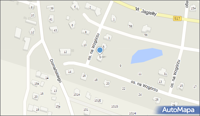 Sztum, Osiedle na Wzgórzu, 7, mapa Sztum