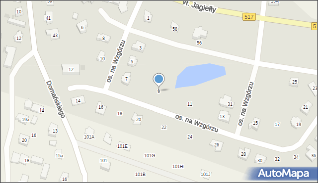 Sztum, Osiedle na Wzgórzu, 9, mapa Sztum