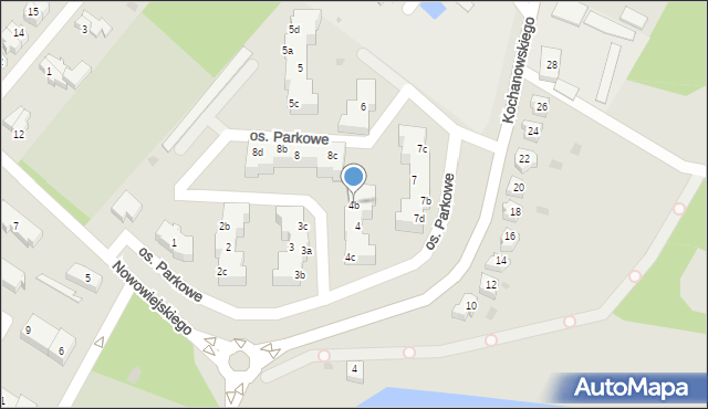 Sztum, Osiedle Parkowe, 4b, mapa Sztum