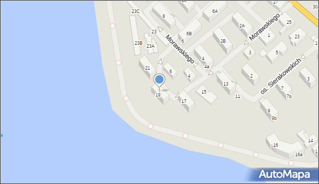Sztum, Osiedle Sierakowskich, 19a, mapa Sztum