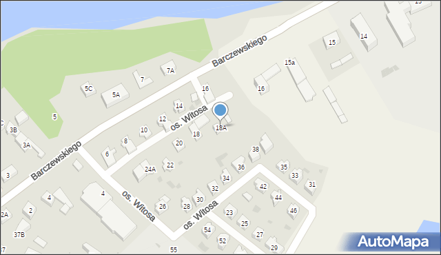 Sztum, Osiedle Witosa Wincentego, 18A, mapa Sztum