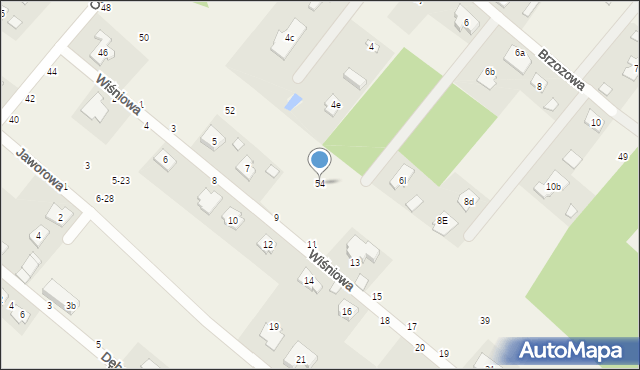 Targówka, Osiedlowa, 54, mapa Targówka