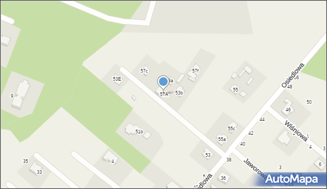 Targówka, Osiedlowa, 57A, mapa Targówka