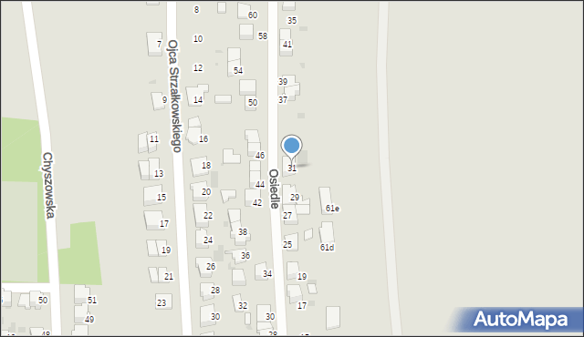 Tarnów, Osiedle, 31, mapa Tarnów
