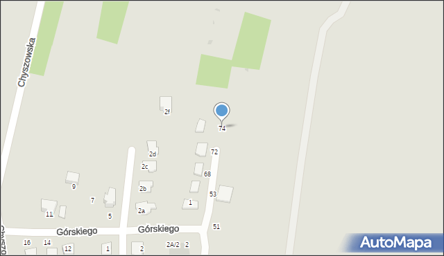 Tarnów, Osiedle, 74, mapa Tarnów