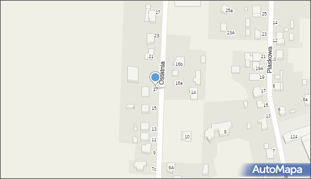 Tarnowo Podgórne, Ostatnia, 17, mapa Tarnowo Podgórne