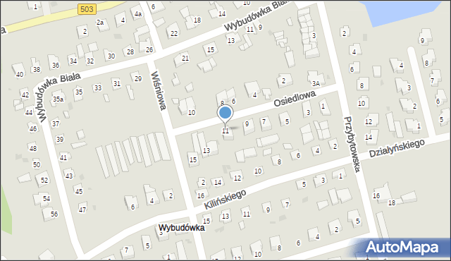 Tolkmicko, Osiedlowa, 11, mapa Tolkmicko