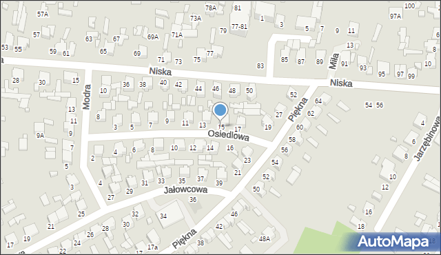 Tomaszów Mazowiecki, Osiedlowa, 15, mapa Tomaszów Mazowiecki