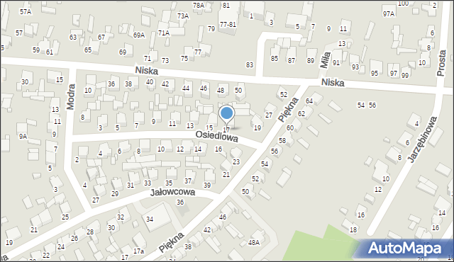 Tomaszów Mazowiecki, Osiedlowa, 17, mapa Tomaszów Mazowiecki