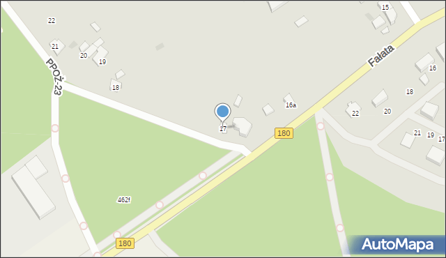Trzcianka, Osiedle Domańskiego Bolesława, ks., 17, mapa Trzcianka