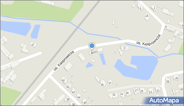 Trzcianka, Osiedle Kasprowicza Jana, 3a, mapa Trzcianka