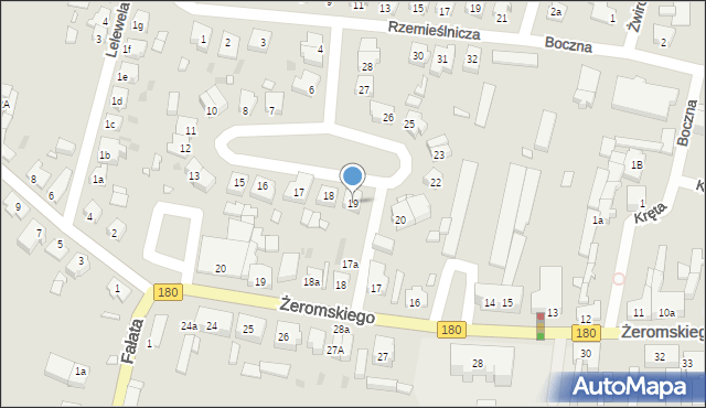 Trzcianka, Osiedle Lelewela Joachima, 19, mapa Trzcianka