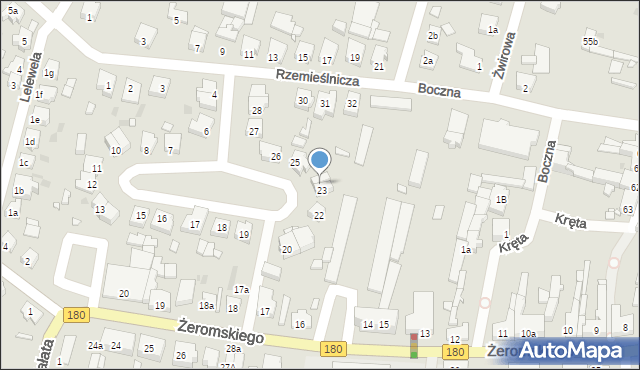 Trzcianka, Osiedle Lelewela Joachima, 24, mapa Trzcianka